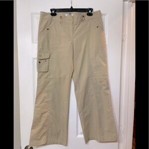 LAUNDRY by Shelli Segal wide leg crop cargo pants